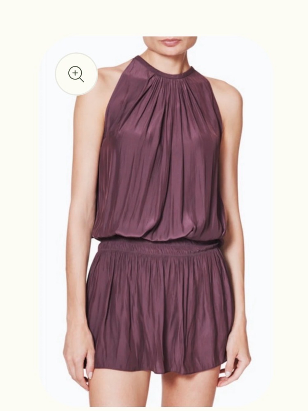 Ramy Brook Paris Sleeveless Dress in Raisin